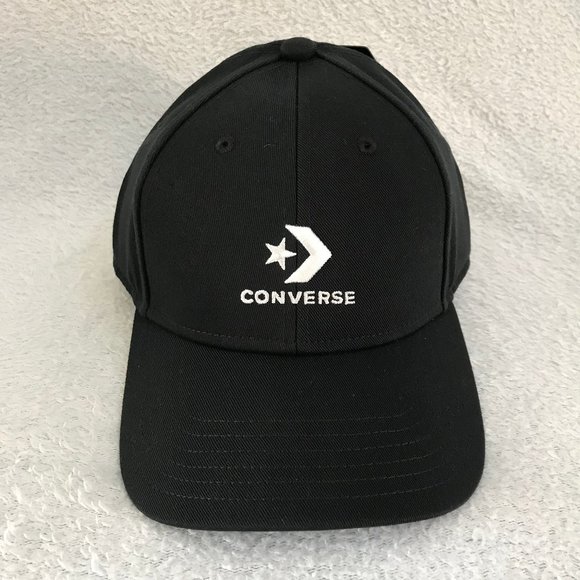 Converse Mens Logo Lock-Up Baseball Hat One Size 10022130-001 NWT - Picture 1 of 6